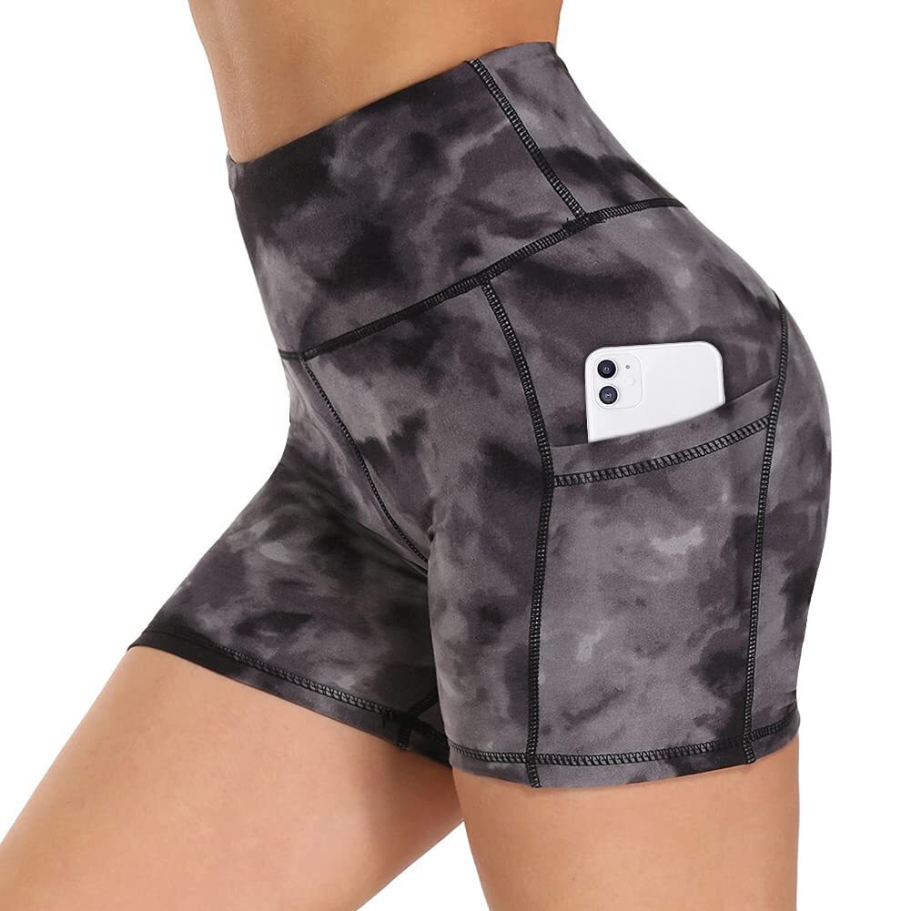 HOKOYI Damen Bike Shorts - High Waist 7 Zoll Mit Taschen
