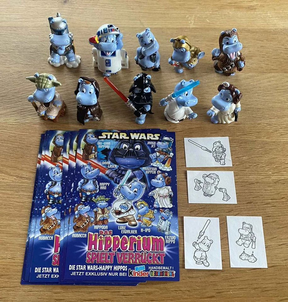 Kompl.-Satz - Happy Hippo Star Wars + alle 10 BPZ und 4 BAL - Bild 1 von 1