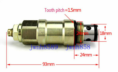 1Pcs Overflow Valve CDB-F15 Forklift Multi-Way Distribution Hydraulic Valve Part