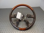 03-06 Cadillac Escalade Leather OEM Steering Wheel (Pewter&Woodgrain) Mild Wear