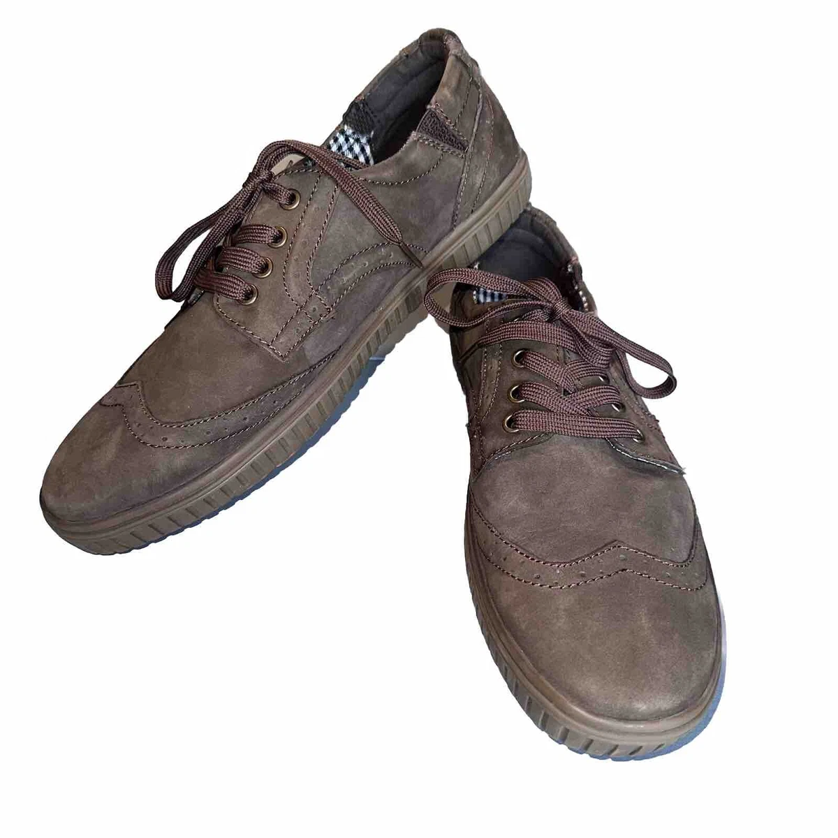 Muk Luks Dark Brown Faux Leather Casual Shoes. Size 11. Excellent Condition. Men main image 3