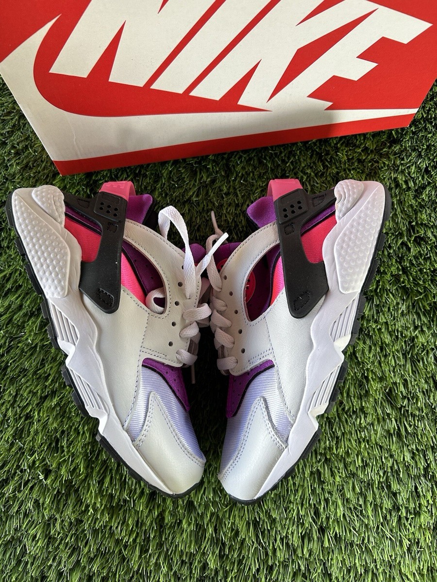 【新品未使用】Nike WMNS Air Huarache 22.5 白 黒 赤 Women's Nike Air Huarache Run Sail Off White Red Black