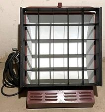 3 LOT MOLE-RICHARDSON 2561 MOLEQUARTZ 2000W SUPER-SOFTLITE w/ Diffuser Egg Crate