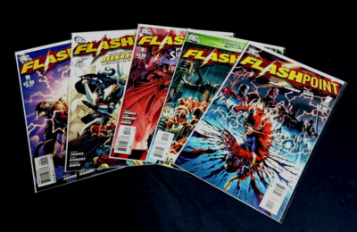 FLASHPOINT #1-5 DC COMICS HIGH GRADE 2011 1ST APPEARANCE THOMAS WAYNE AS BATMAN