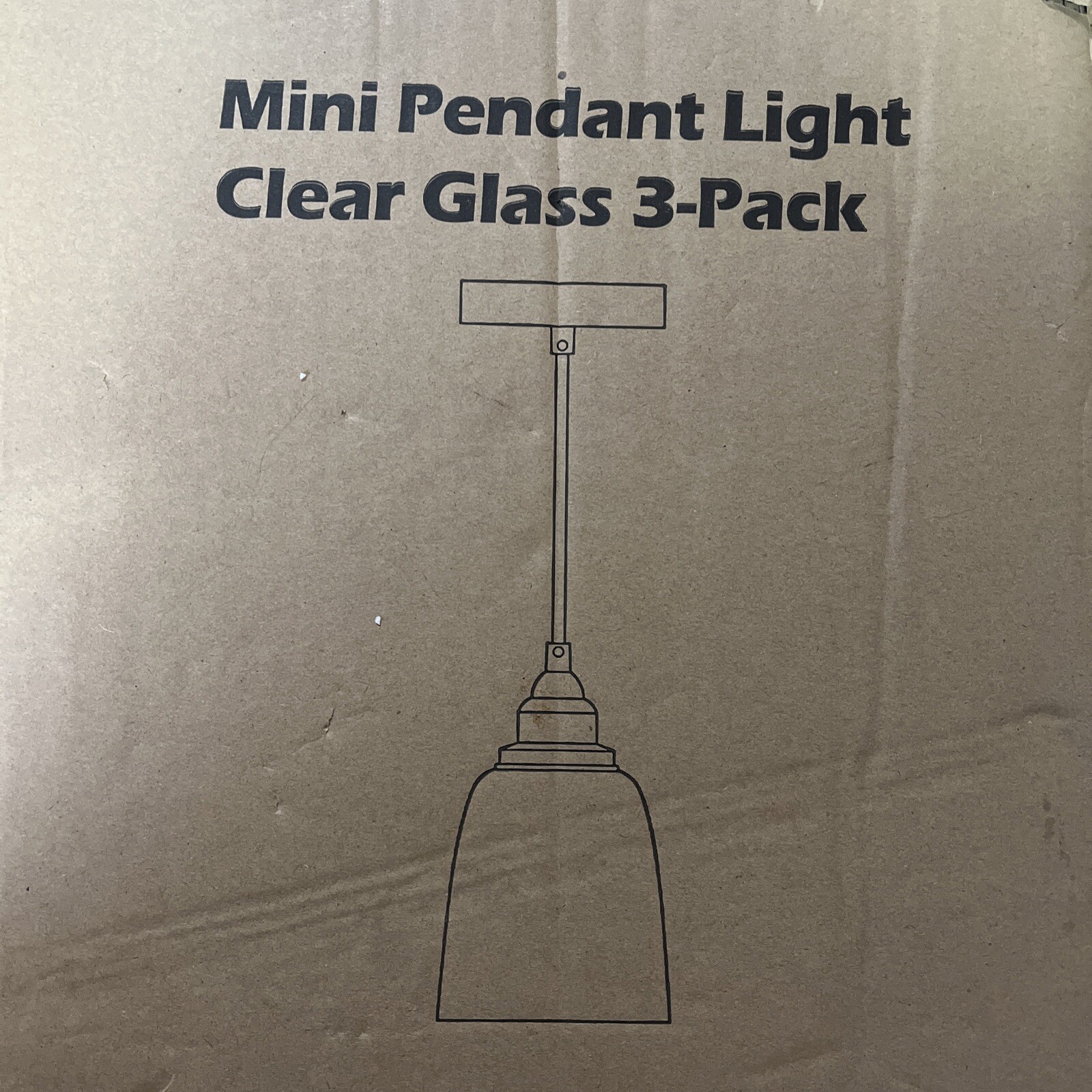 Westinghouse Brushed Nickel Mini Pendant Clear Glass 3 Pack Light  OMT2T-001