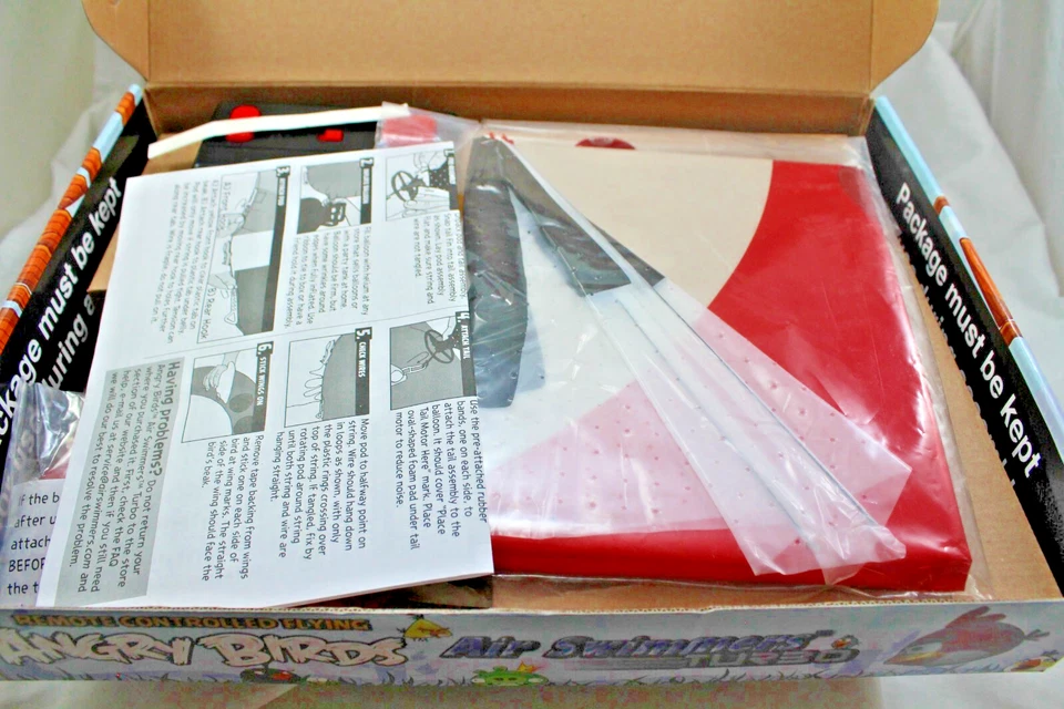 Angry Birds Remote Controlled Air Swimmers Turbo 2012 No Putty OPEN BOX - Image 2 of 4