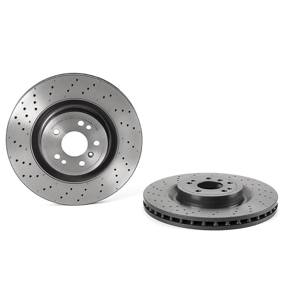 Rotor de freno de disco delantero Brembo 2x para Mercedes-Benz GLE300d 2016 a 2016 Foto 3 de 4