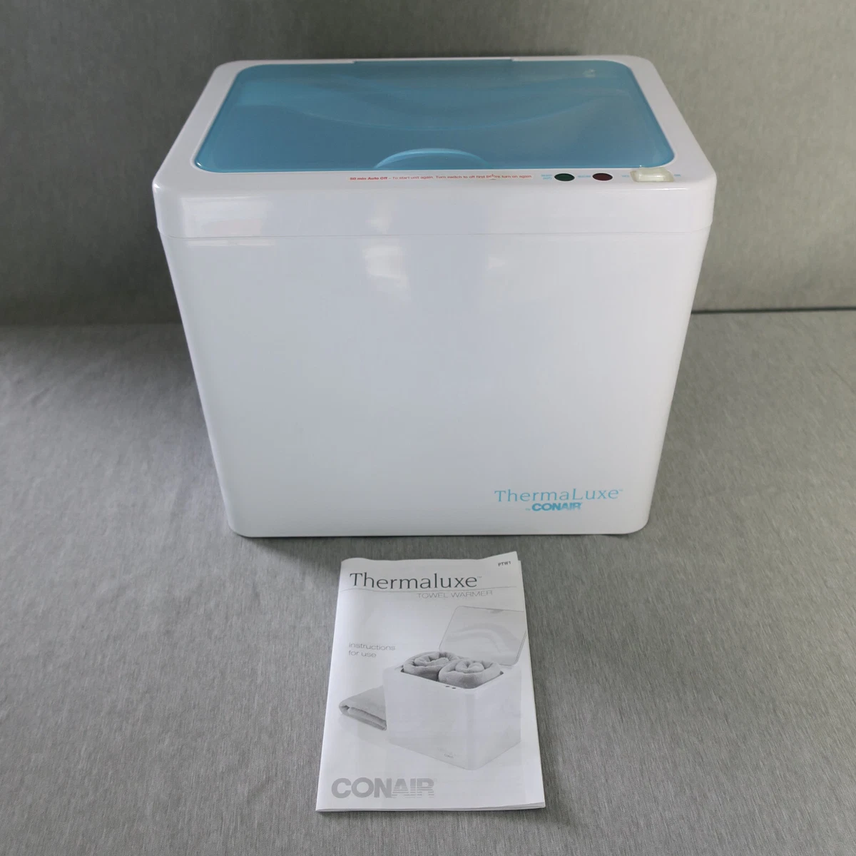 CONAIR PTW1 Thermaluxe Spa Massage Towel Blanket Clothes Warmer | eBay