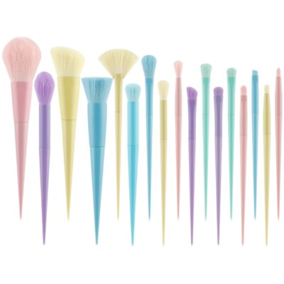 17Pcs Professional Makeup Brush Set Makeup Brushes with Eyebrow