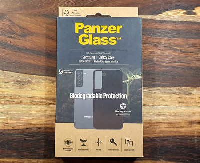 Handy Schutzhülle PanzerGlass, für Samsung Galaxy S22+, schwarz, Biologisch