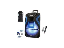 beFree Sound BFS-5700 15" Rechargeable Bluetooth Portable Party PA Speaker Syste