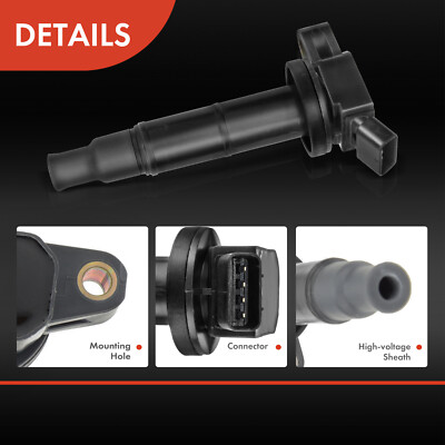 4 PCS Ignition Coil Toyota Camry Avensis RAV4 2AZ-FE Hiace Hilux 2TR-FE