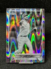 2022 Topps Chrome Sonic  KRIS BRYANT  #9  Black & White RayWave