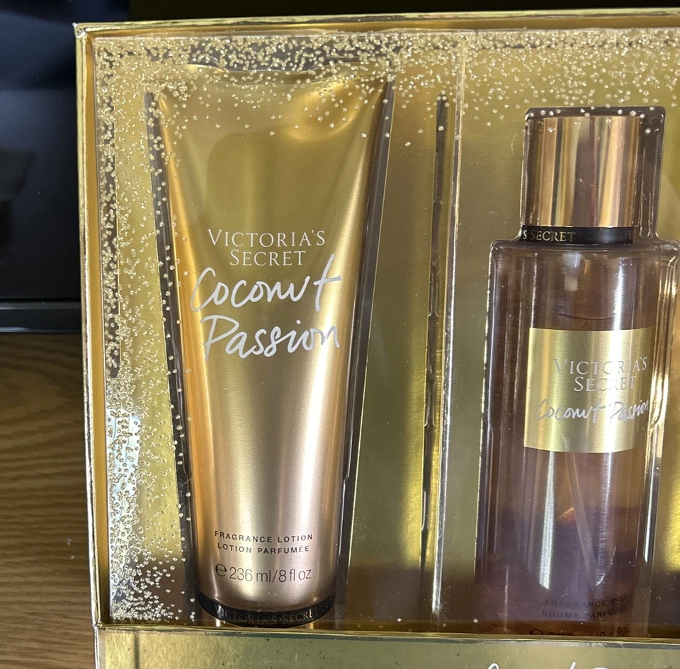 NEW Victoria's Secret Coconut Passion Gift Set 3PC - Image 2 of 4