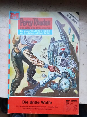 Perry RHODAN Nr. 285 - 2. Auflage - Die dritte WAFFE - Top Zustand  Glatte Seite