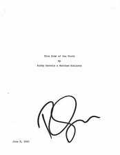 ACTOR RICKY GERVAIS SIGNED THE INVENTION OF LYING FULL MOVIE SCRIPT w/COA 