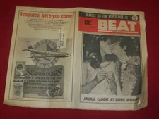 1967 OCT 7 THE BEAT NEWSPAPER - ERIC BURDON - PHOTOS, ARTICLES & ADS - NP 3921