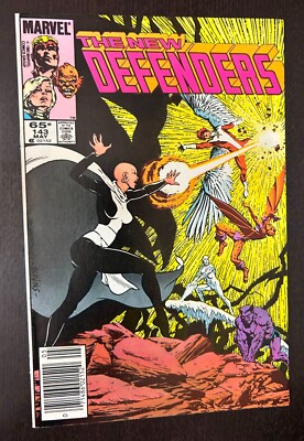 DEFENDERS #143 (Marvel Comics 1985) -- Angel Cover -- VF/NM
