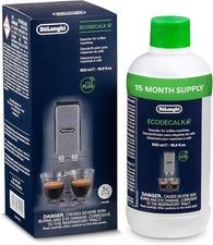 De'Longhi EcoDecalk Descaler 500ml Coffee Machine Cleaner 5 Doses