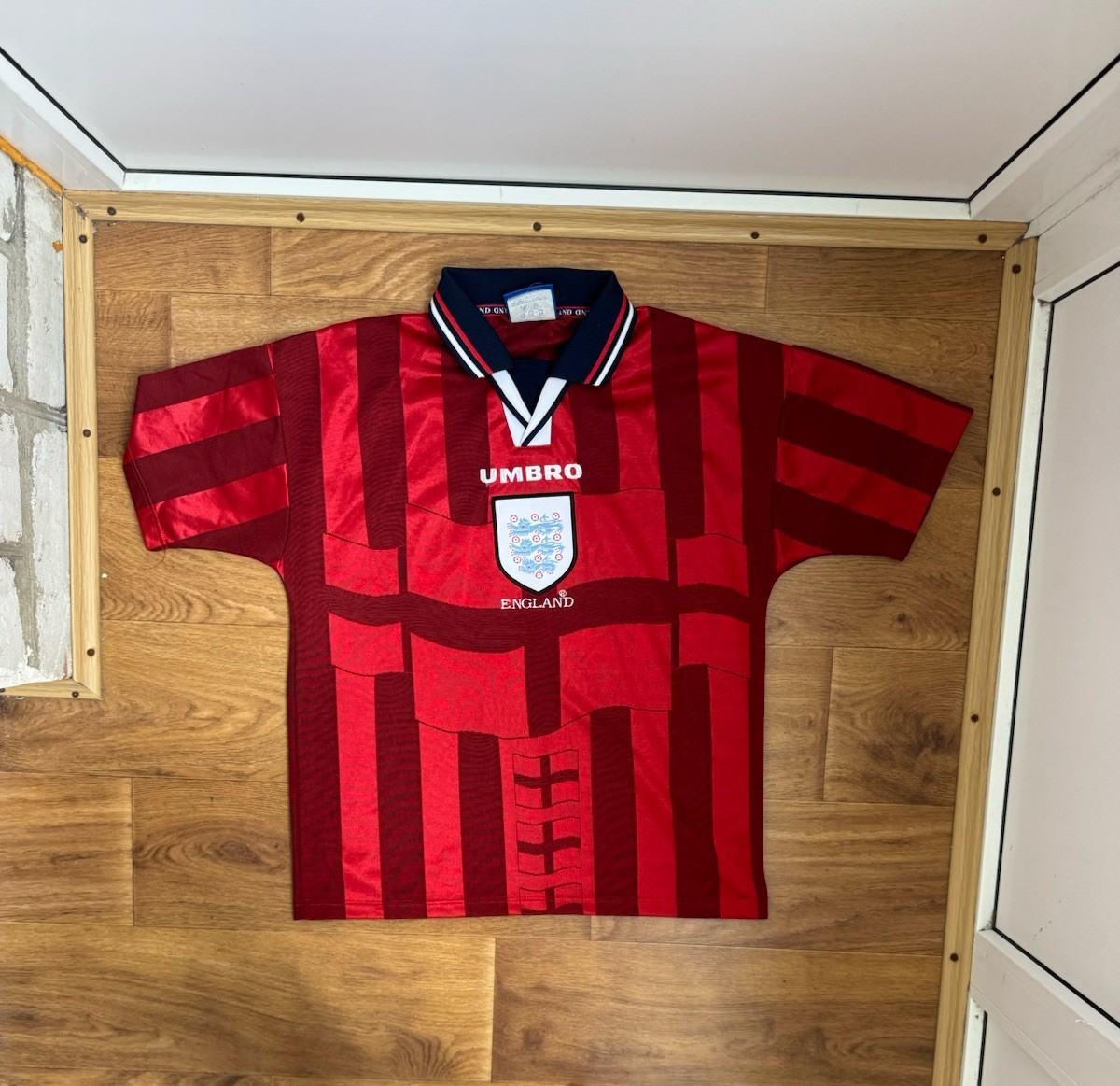 ENGLAND UMBRO 1997 1998 AWAY VINTAGE FOOTBALL JERSEY SHIRT