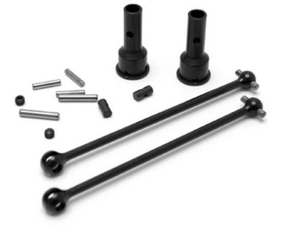 Losi A3534 Front/Rear CV Drive Shaft Set for 8ight 4WD RTR Gasoline Buggy (2)