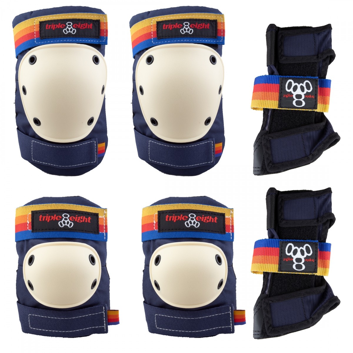 Комплект защитного снаряжения Triple Eight Saver Series из 3 предметов - Ударопрочный наколенник 10190₽