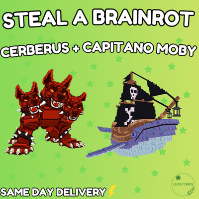 #ad 💸🔥Cerberus Capitano Moby 🔥💸 STEAL A BRAINROT CHEAP ⚡💸 GBP 17.65
