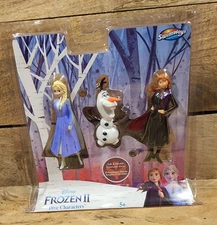 SwimWays Frozen II Soft Flexible Figurine Pool Dive Sticks, Olaf/Elsa/Anna