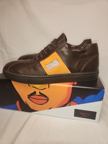 Custom handmade Italian leather David Bell Jr. SD27 DC size 12 Mens