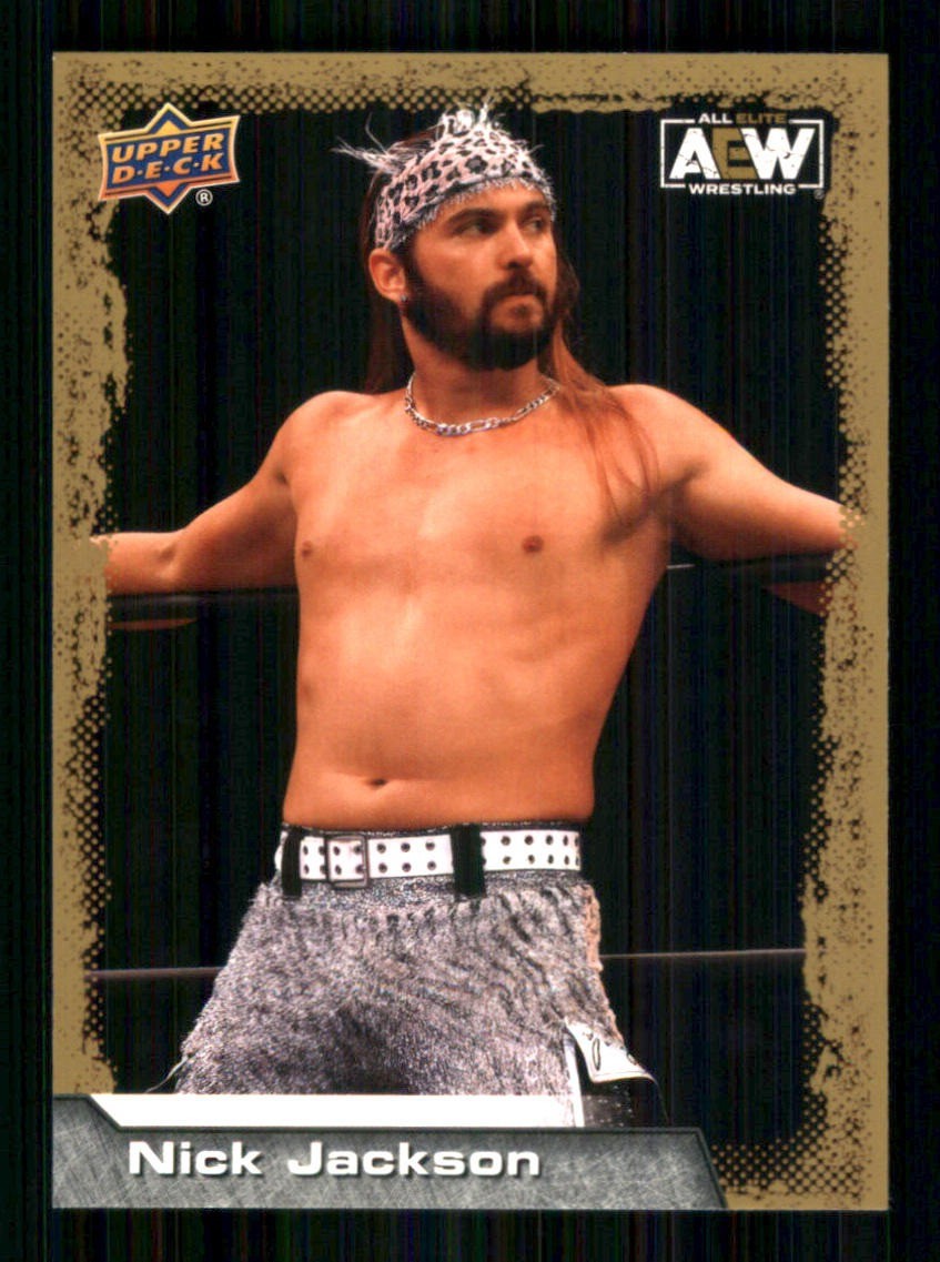 Nick Jackson 2022 Upper Deck AEW Gold #56 16167