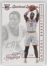 2013-14 Panini Signatures Red 3/5 Anthony Bennett #326 a1j