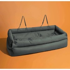 Luxury Faux Leather Dog Car Seat Pet Booster Bed Carrier for Small Dogs Cats UK