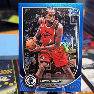 Topps 2025-26 Topps Chrome Basketball Sports Trading Card Kawhi Leonard #44 /150