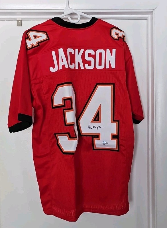 Dexter Jackson Autographed Custom Jersey Beckett Witnessed