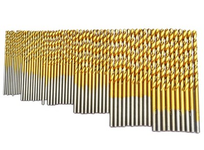 60Pcs Drill Bits Set 1/8 1/16 3/64 5/64 3/32 7/64 Micro 60Pcs(3/64-1/8) 