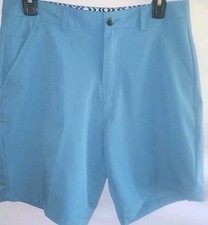 Trunks Surf Swim Co. Mens 30 Flat Front Shorts Blue