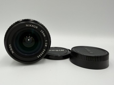 [MINT w/ Cap] Nikon Ai-s Ais Nikkor 28mm F/2.8 MF Wide Angle Lens From JAPAN