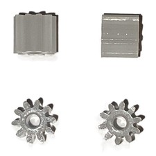 Matchbox Powertrack 4 X 10 tooth new pinions for 1.5mm shaft - superb car spares