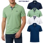 Polo manica corta uomo 100% cotone piquet COTTON BELT M L XL XXL 3XL