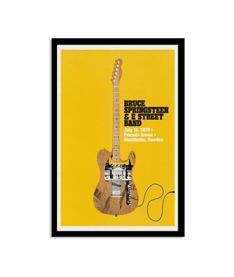 Poster Bruce Springsteen And E Street Band On July 18 2024 At Friends Arena Show