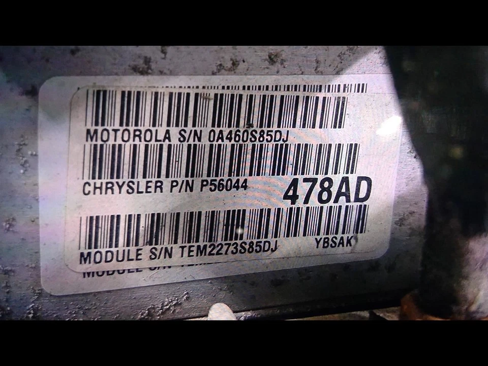 Módulo de controle eletrônico motor ECM 4.0L compatível automático 04 WRANGLER 1565036 - Imagem 2 de 4