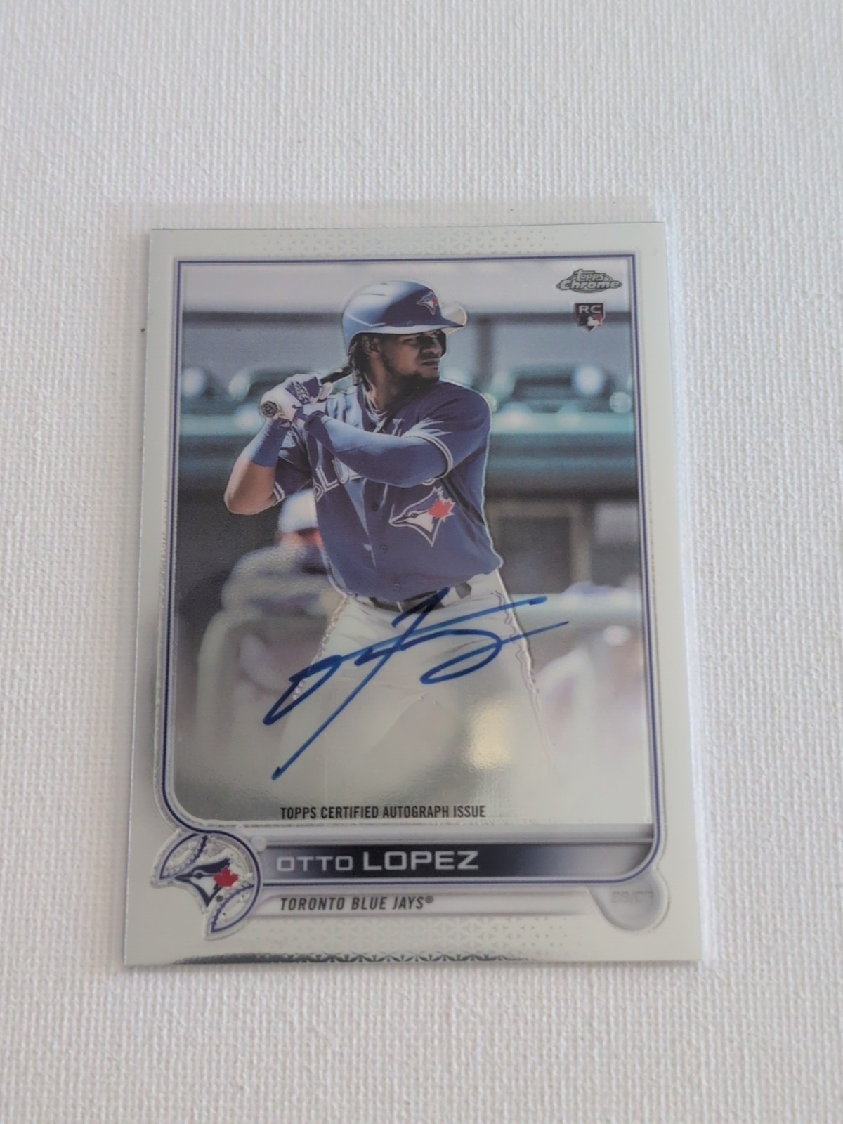 2022 Topps Chrome Otto Lopez #RA-OL Auto Free Shipping