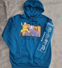 NWOT Avatar The Last Airbender Hoodie Sweatshirt , Blue Adult Small