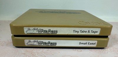 Lot 2 Sizzix Tim Holtz Alterations Bigz Dies Tiny Tabs & Tags + Small Easel