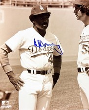 Al Downing signed Los Angeles Dodgers MLB  Licensed 8x10 Photo- COA/ Show Ticket