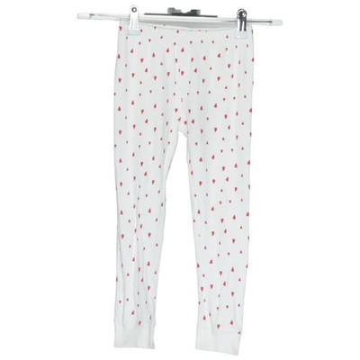 Zara, Pyjamahose, Größe: 116, Weiß/Rot, Baumwolle, Mädchen #LQI