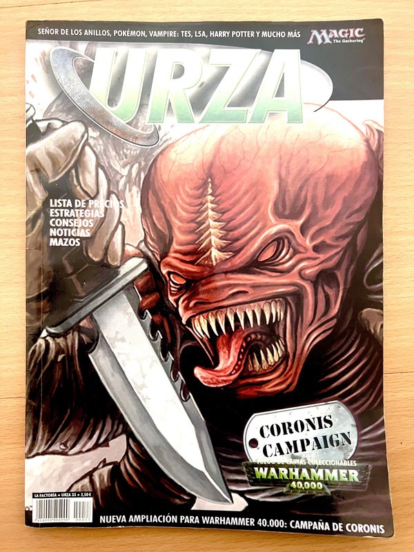 Revista Urza: El Señor De Los Anillos Pokemon Vampire Magic 2002