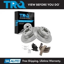 TRQ Rear Brake Pad & Rotor Kit Fits 2000-2006 BMW X5