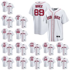 NWT Women's Red Sox White Home Stitched Jersey