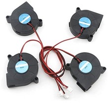 4Pcs DC 5V Blower Fan 50x50x15mm 5015 Brushless Mini Cooling Fan Dual Ball